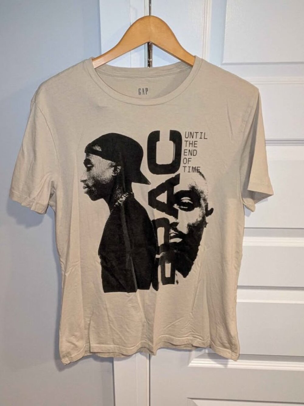 GAP x 2Pac Tupac Shakur "Until The End Of Time" Graphic Tee